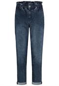 Paperbag Jeans dark blue denim d281