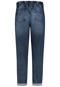 Paperbag Jeans dark blue denim d281