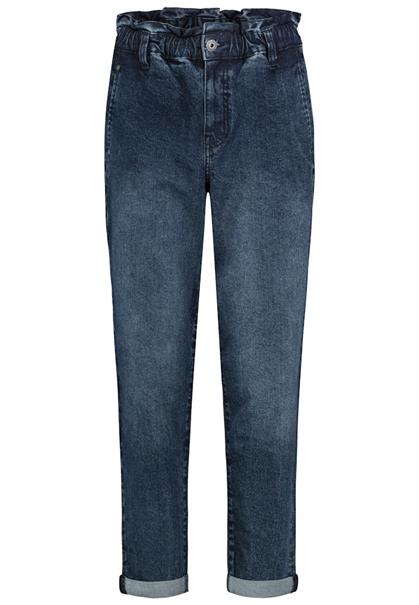 Paperbag Jeans dark blue denim d281