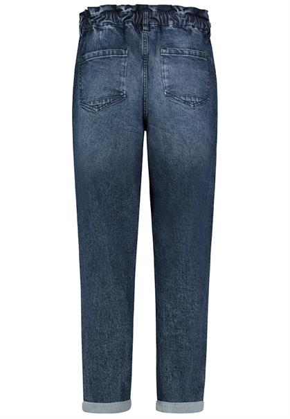 Paperbag Jeans dark blue denim d281