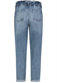 Paperbag Jeans middle blue denim m293