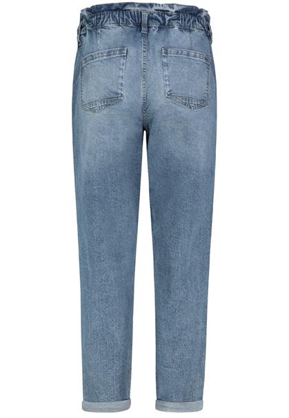 Paperbag Jeans middle blue denim m293