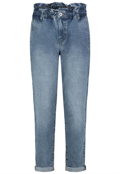 Paperbag Jeans middle blue denim m293
