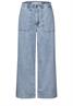 Paperbag Wide Leg Jeans light blue washed