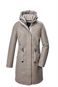 Parka mit abknöpfbarer Kapuze 00161 hellbeige