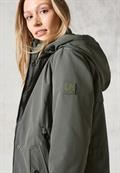 Parka mit abnehmbarer Kapuze golden khaki