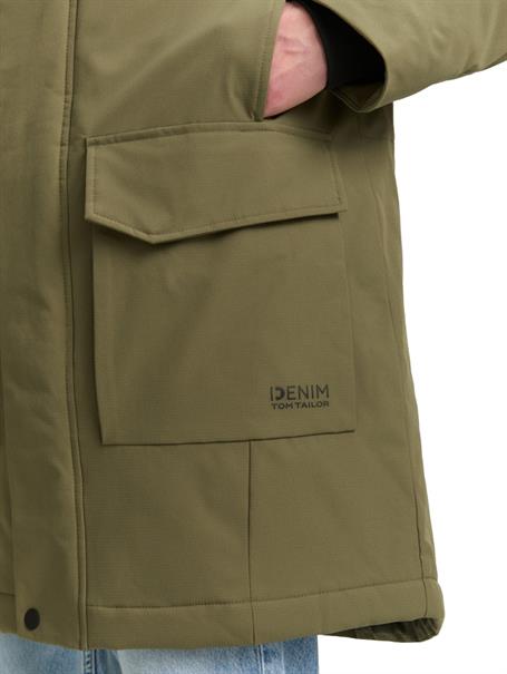 Parka mit wasserabweisender Funktion jungle soil green