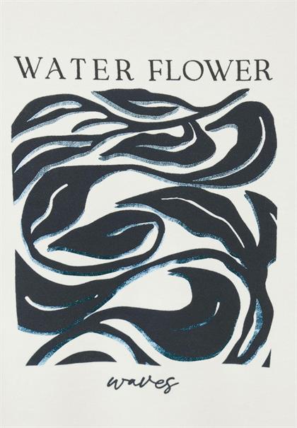 Partprint T-Shirt off white