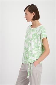 pastell green gemustert