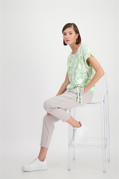 pastell green gemustert