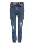 PCBELLA HW TAP DEST ANK JEANS MB NOOS medium blue denim