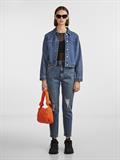 PCBELLA HW TAP DEST ANK JEANS MB NOOS medium blue denim