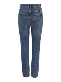 PCBELLA HW TAP DEST ANK JEANS MB NOOS medium blue denim