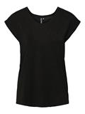 PCBILLO TEE LUREX STRIPES JRS NOOS BC black