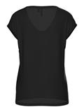 PCBILLO TEE LUREX STRIPES JRS NOOS BC black