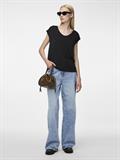 PCBILLO TEE LUREX STRIPES JRS NOOS BC black