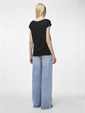 PCBILLO TEE LUREX STRIPES JRS NOOS BC black