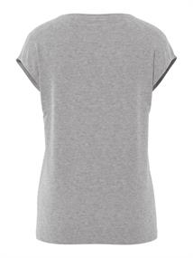 PCBILLO TEE LUREX STRIPES JRS NOOS BC light grey melange