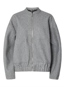 PCDEBBIE LS BOMBER JACKET NOOS BC light grey melange
