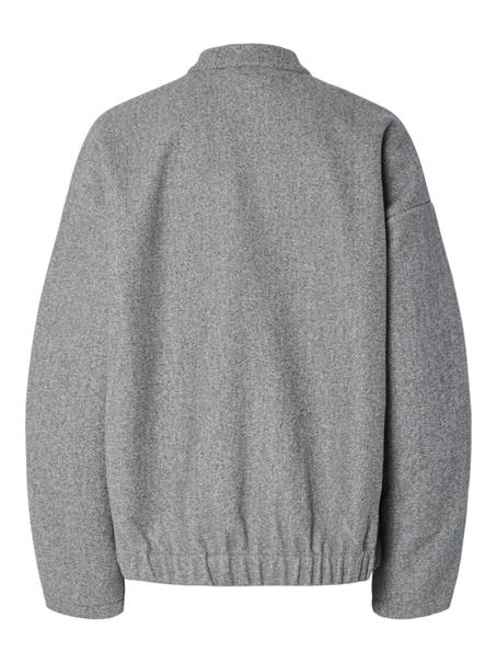 PCDEBBIE LS BOMBER JACKET NOOS BC light grey melange