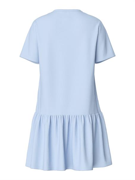 PCDISSO SS O-NECK DRESS JRS BC cashmere blue