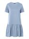 PCDISSO SS O-NECK DRESS JRS BC cashmere blue