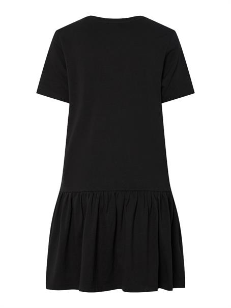 PCDISSO SS O-NECK DRESS JRS NOOS BC black