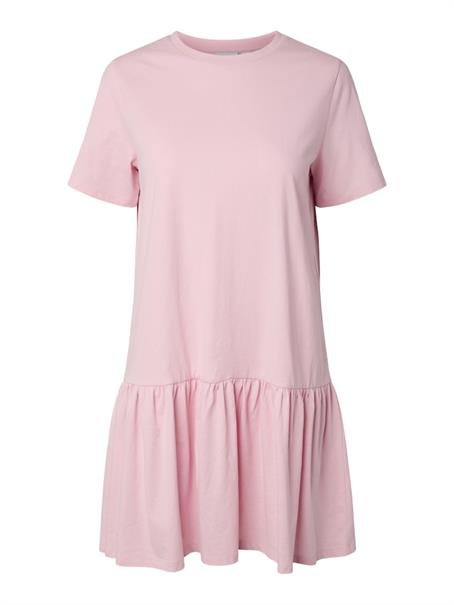 PCDISSO SS O-NECK DRESS JRS NOOS BC roseate spoonbill