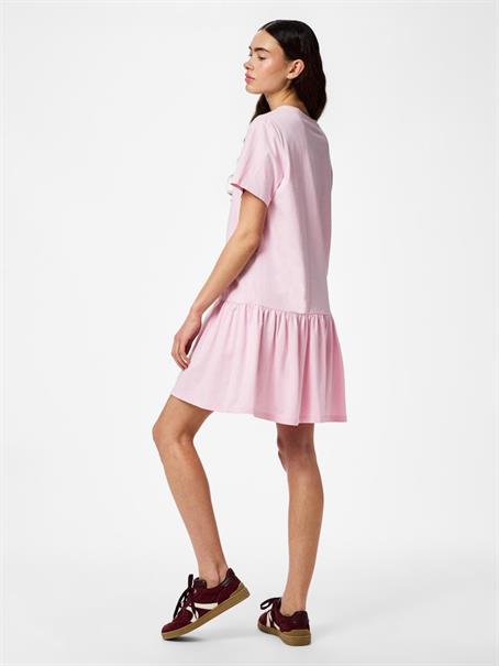 PCDISSO SS O-NECK DRESS JRS NOOS BC roseate spoonbill