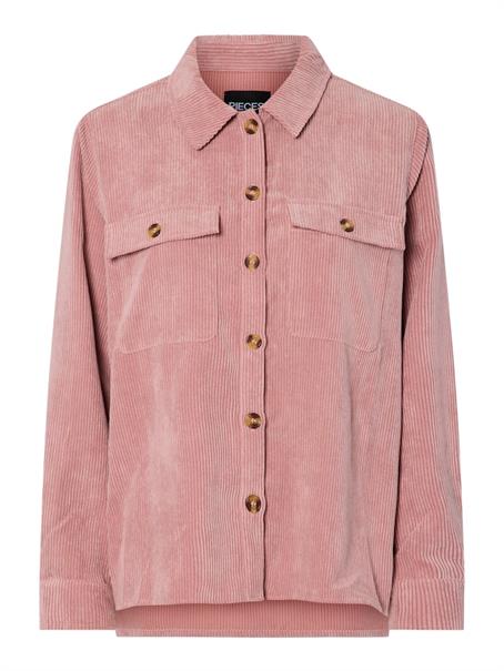 PCEFFI LS CORDUROY SHIRT WVN NOOS BC ash rose