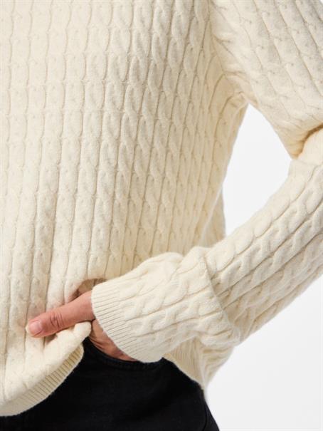 PCFIA LS CABLE KNIT NOOS BC birch