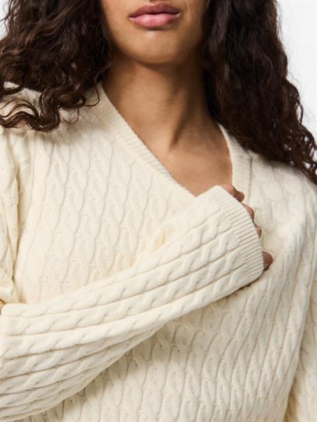 PCFIA LS CABLE KNIT NOOS BC birch