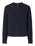 PCFIA LS CABLE KNIT NOOS BC maritime blue