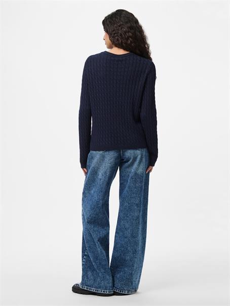 PCFIA LS CABLE KNIT NOOS BC maritime blue