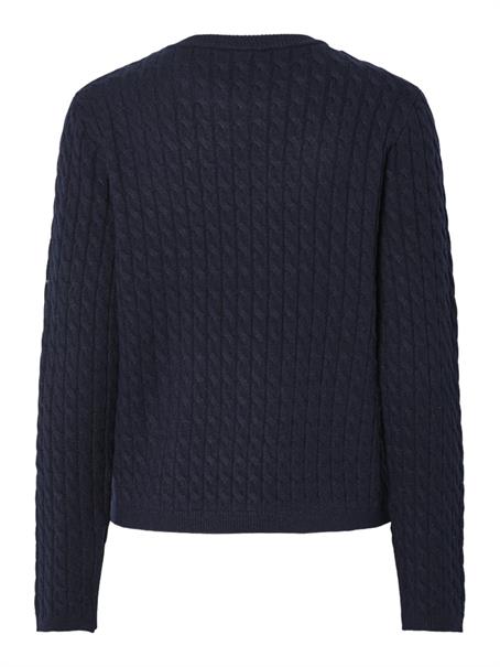 PCFIA LS CABLE KNIT NOOS BC maritime blue