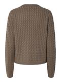 PCFIA LS CABLE KNIT NOOS BC morel
