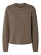 PCFIA LS CABLE KNIT NOOS BC morel