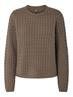 PCFIA LS CABLE KNIT NOOS BC morel