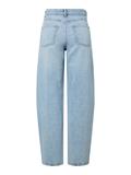 PCGRACE MW BARREL ANK JEANS NOOS BC light blue denim
