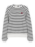 PCGRETA LS EMB UB SWEAT NOOS cloud dancer