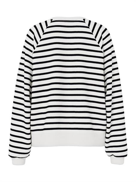 PCGRETA LS EMB UB SWEAT NOOS cloud dancer