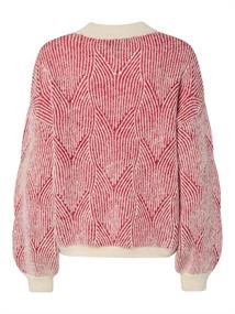 PCJENNA LS O-NECK KNIT NOOS BC whitecap gray1