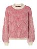 PCJENNA LS O-NECK KNIT NOOS BC whitecap gray1