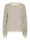 PCJENNA LS O-NECK KNIT NOOS BC whitecap gray3
