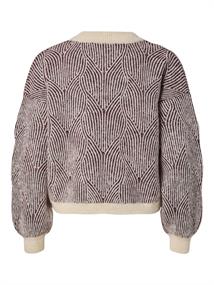 PCJENNA LS O-NECK KNIT NOOS BC whitecap gray4