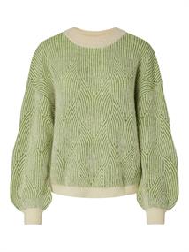 PCJENNA LS O-NECK KNIT NOOS BC whitecap gray5