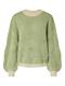 PCJENNA LS O-NECK KNIT NOOS BC whitecap gray5