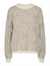PCJENNA LS O-NECK KNIT NOOS BC whitecap gray