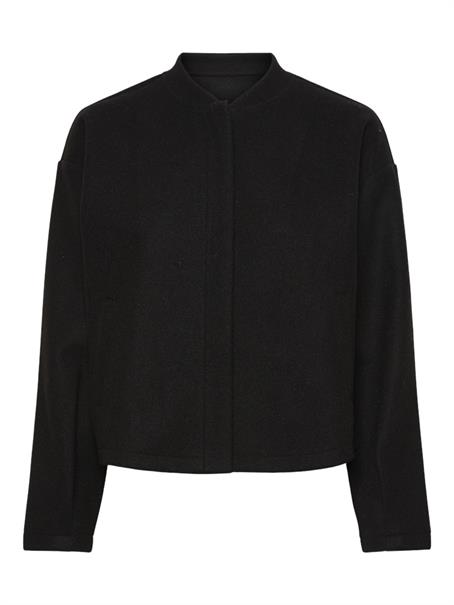 PCJOLENE LS BOMBER NOOS black