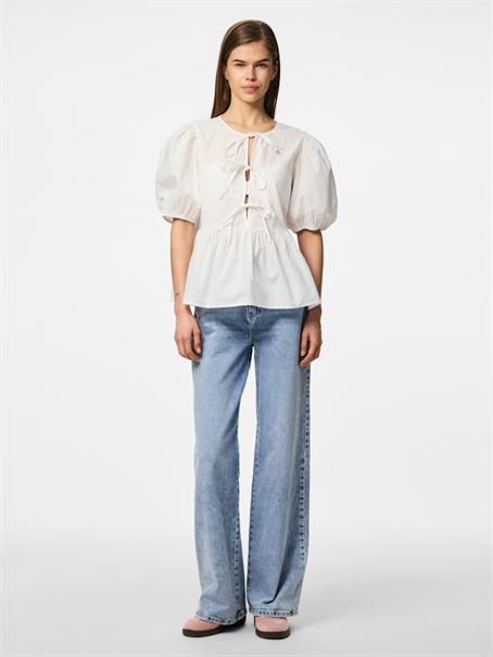 PCJOLLY 2/4 TIE TOP WVN NOOS BC bright white